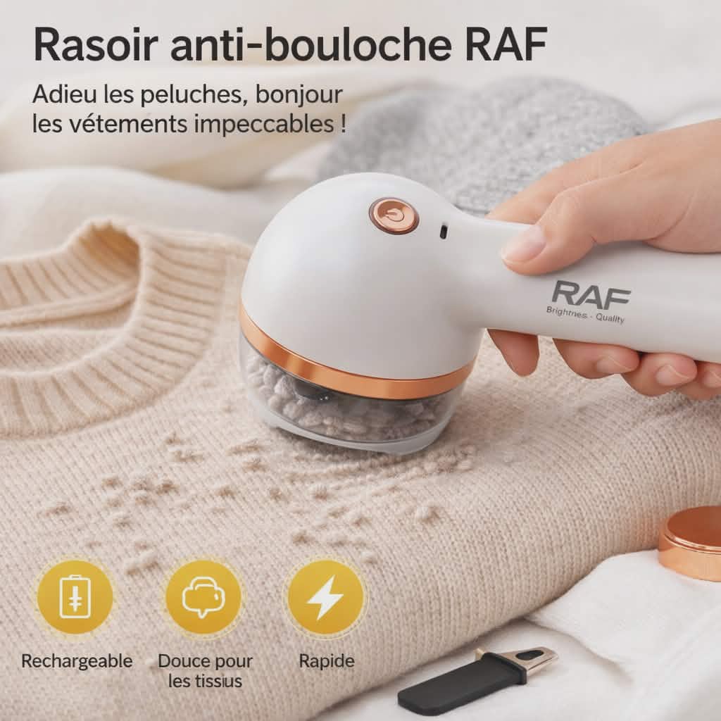 Rasoir anti-bouloche sans fil RAF