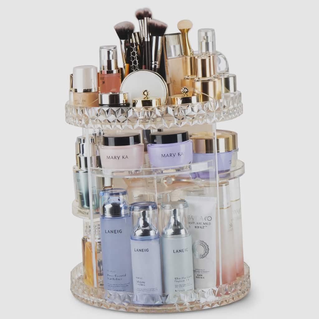 Organiseur Maquillage Rotatif 360°