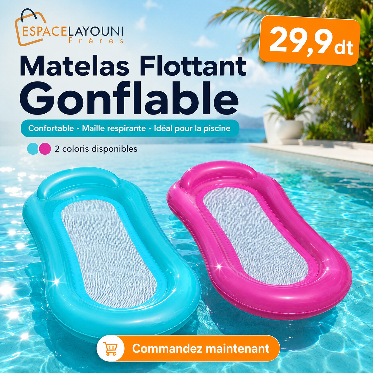 Matelas Flottant Gonflable