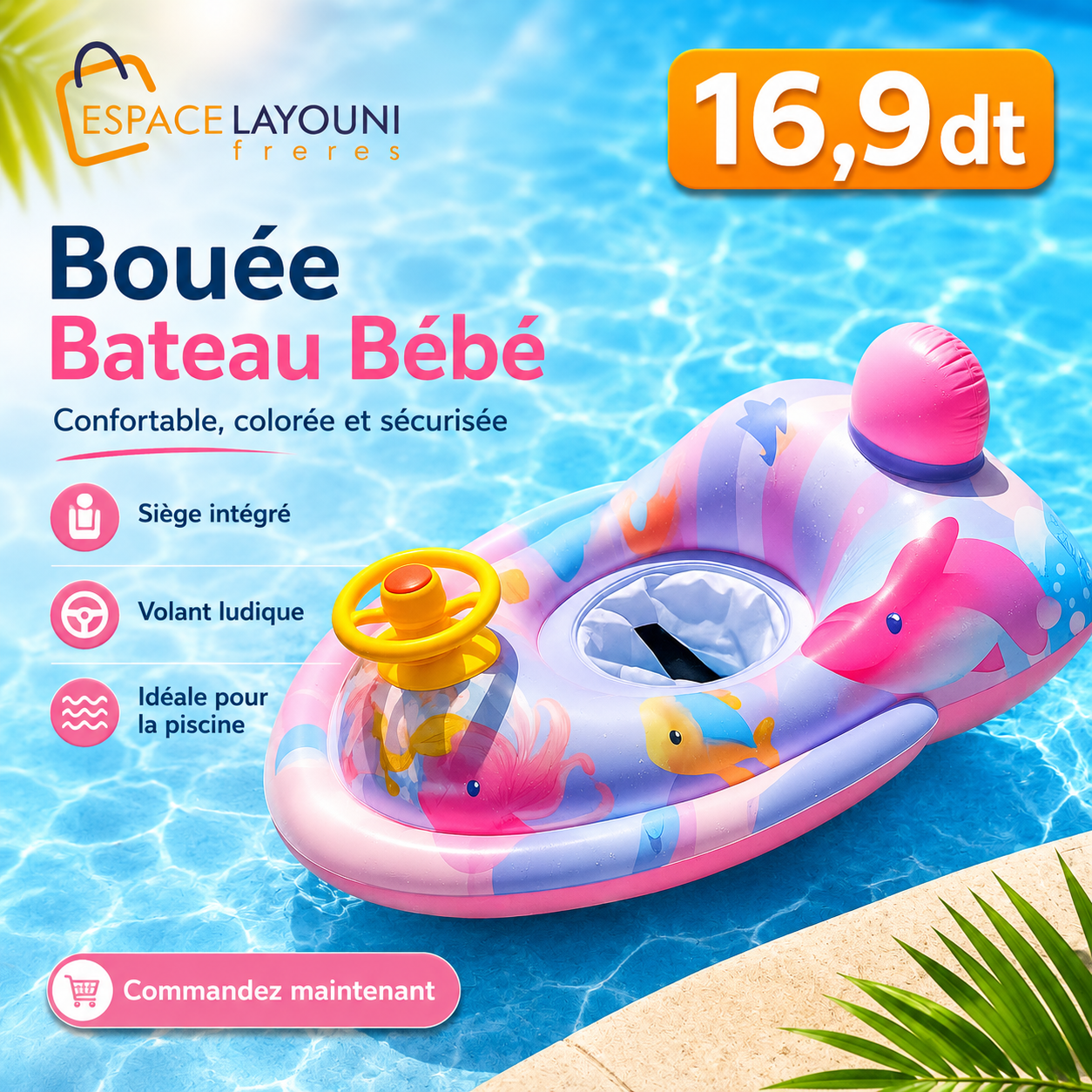 Bouée Bateau Bébé