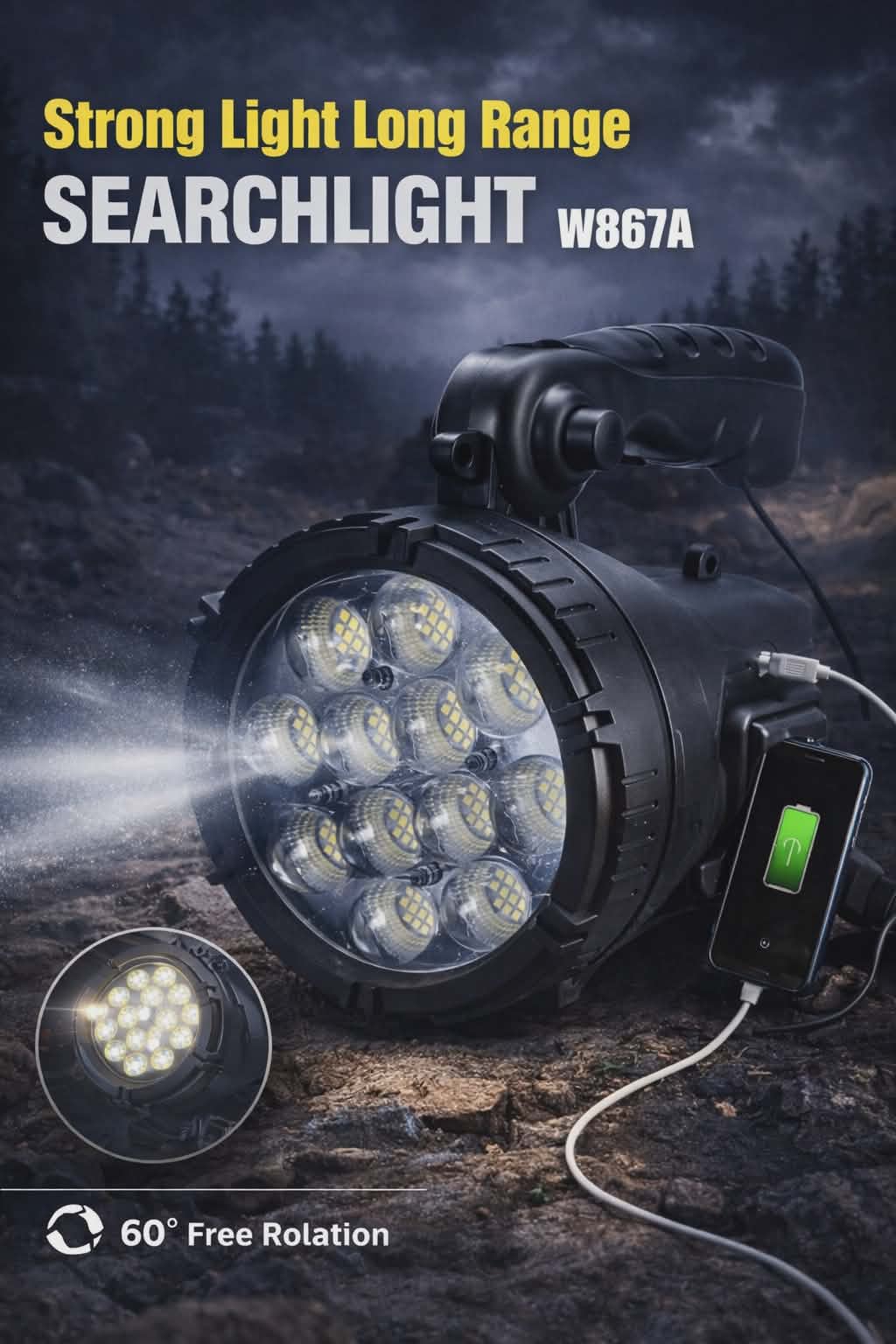 Lampe torche professionnelle