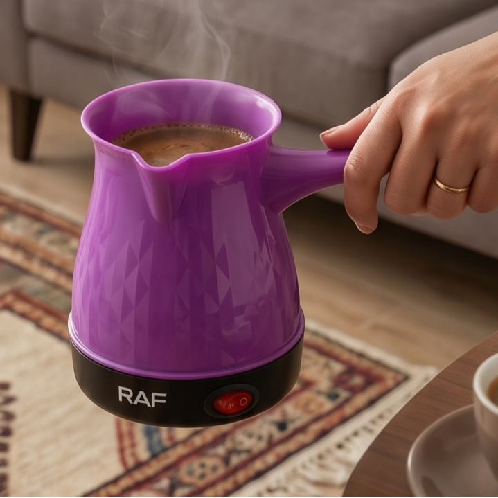 ززوة القهوة الكهربائية RAF 0.5L ☕💚